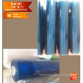 Roll soft super clear pvc plastic film hot blue pvc stretch film for garments bag tablecloth shower curtain